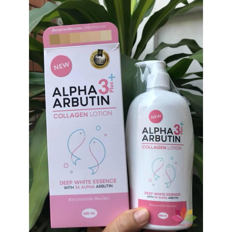 Lotion sữa dưỡng da anpha albutin 3+ 500ml MẪU MỚI 2020