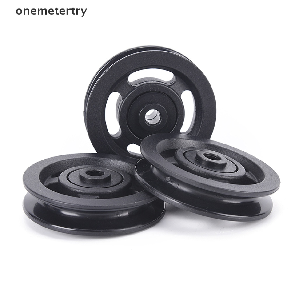 Bánh xe ròng rọc màu đen 90mm chống mài mòn cho phòng gym