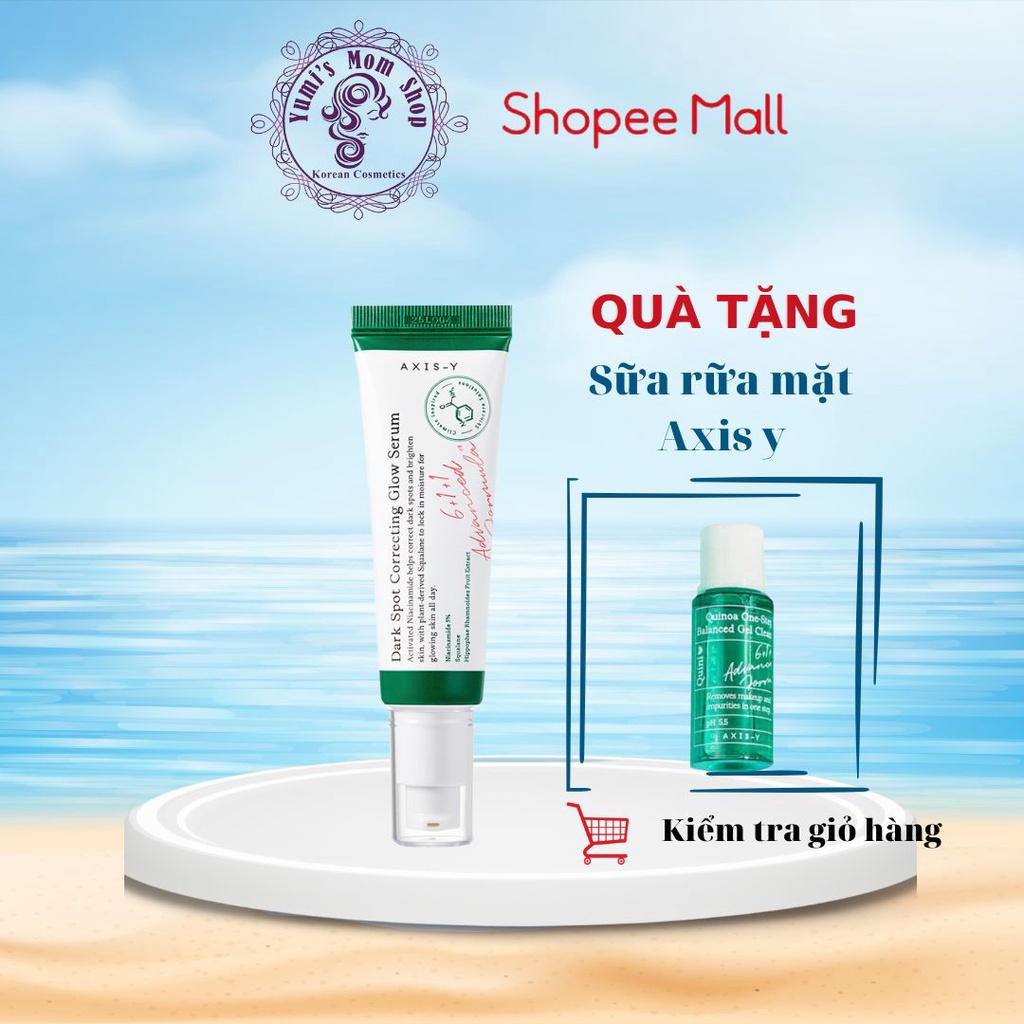 Tinh chất làm sáng, giảm thâm và dưỡng ẩm da Axis-y Dark Spot Correcting Glow Serum 50ml