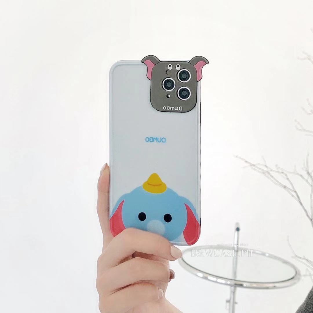 Hoạt Hình Ốp Điện Thoại Mềm Bảo Vệ Ống Kính Máy Ảnh Hình Voi Doraemon 3d Cho Iphone 12 11 Pro Max Ix Xs Max Iphone 7 I8 Plus Xr Se2020