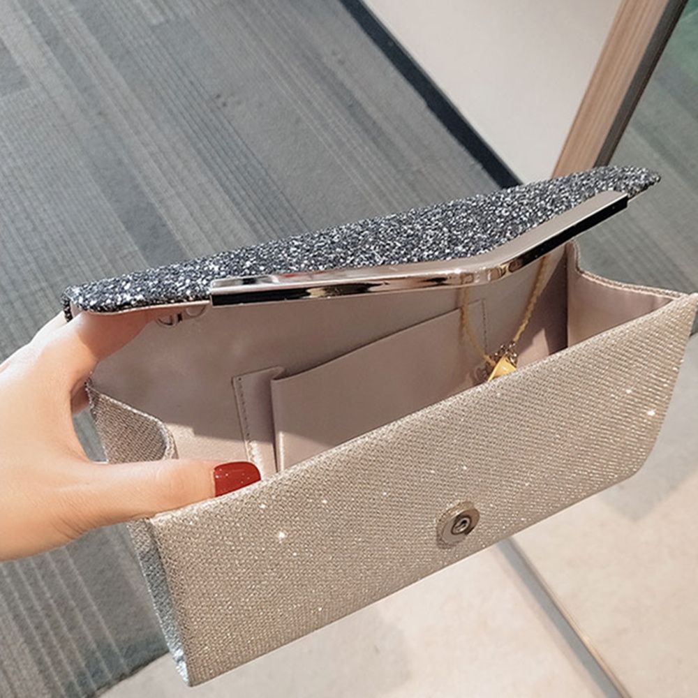 Bóp tiền chuyên dụng đi đám cưới tiệc tối sang trọng kèm dây đeo vai kiểu dáng quả trứng độc đáo