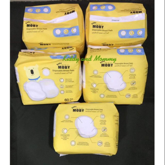 miếng thấm sữa Moby  60 miếng