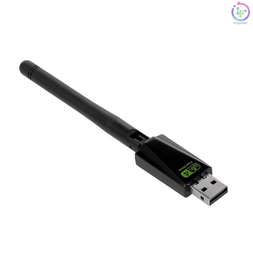 USB wifi kết nối mạng LAN cắm vào và sử dụng ngay không cần cài đặt có anten xoay được dành cho Win