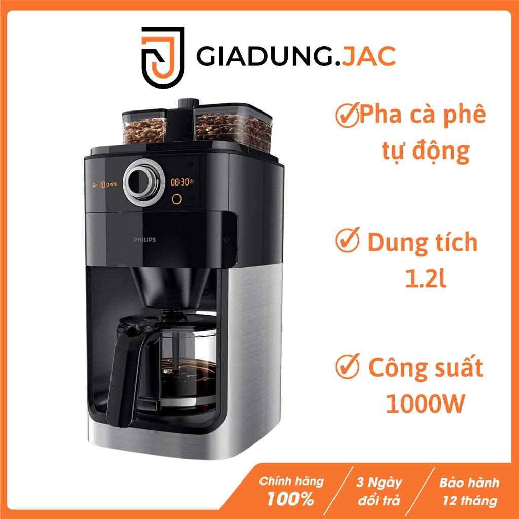 Máy pha cafe tự động Philips HD7769/00 nhiều chế độ [nhập Đức chính hãng]