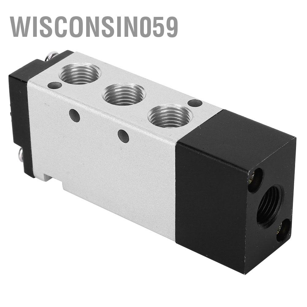[Hàng sẵn] 4A110-06 Van điện từ điều khiển khí nén 2 vị trí 5 chiều PT1 / 8【Wisconsin059】