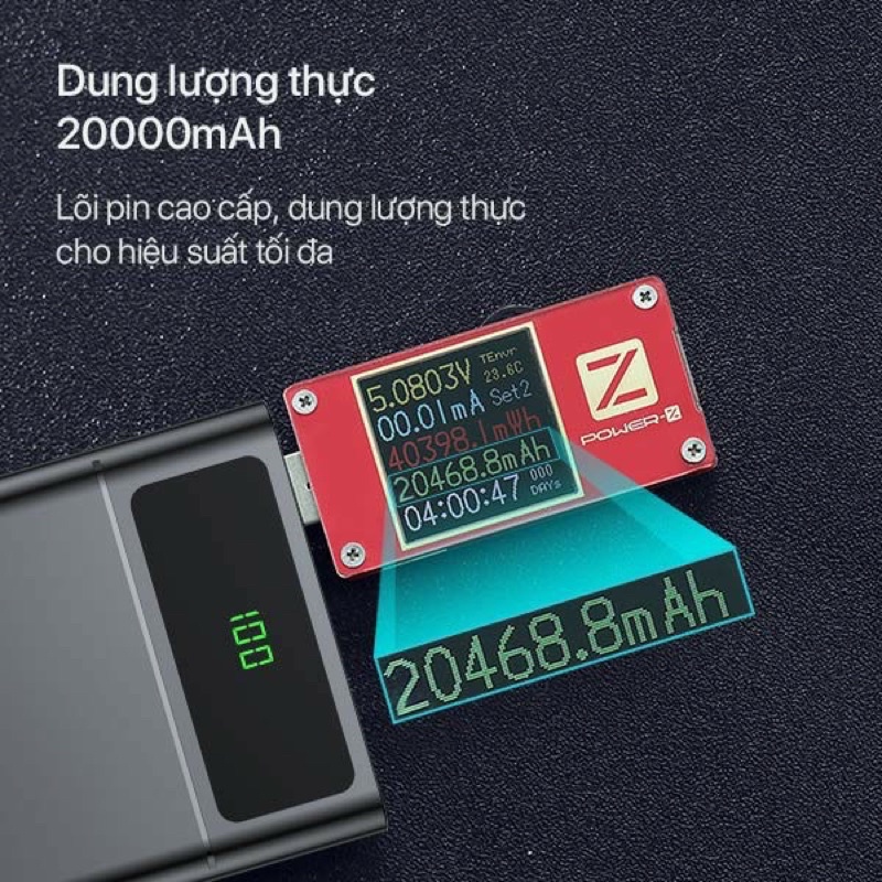 Pin Sạc Dự Phòng ACOME AP201 20000mAh Sạc Nhanh 22.5W