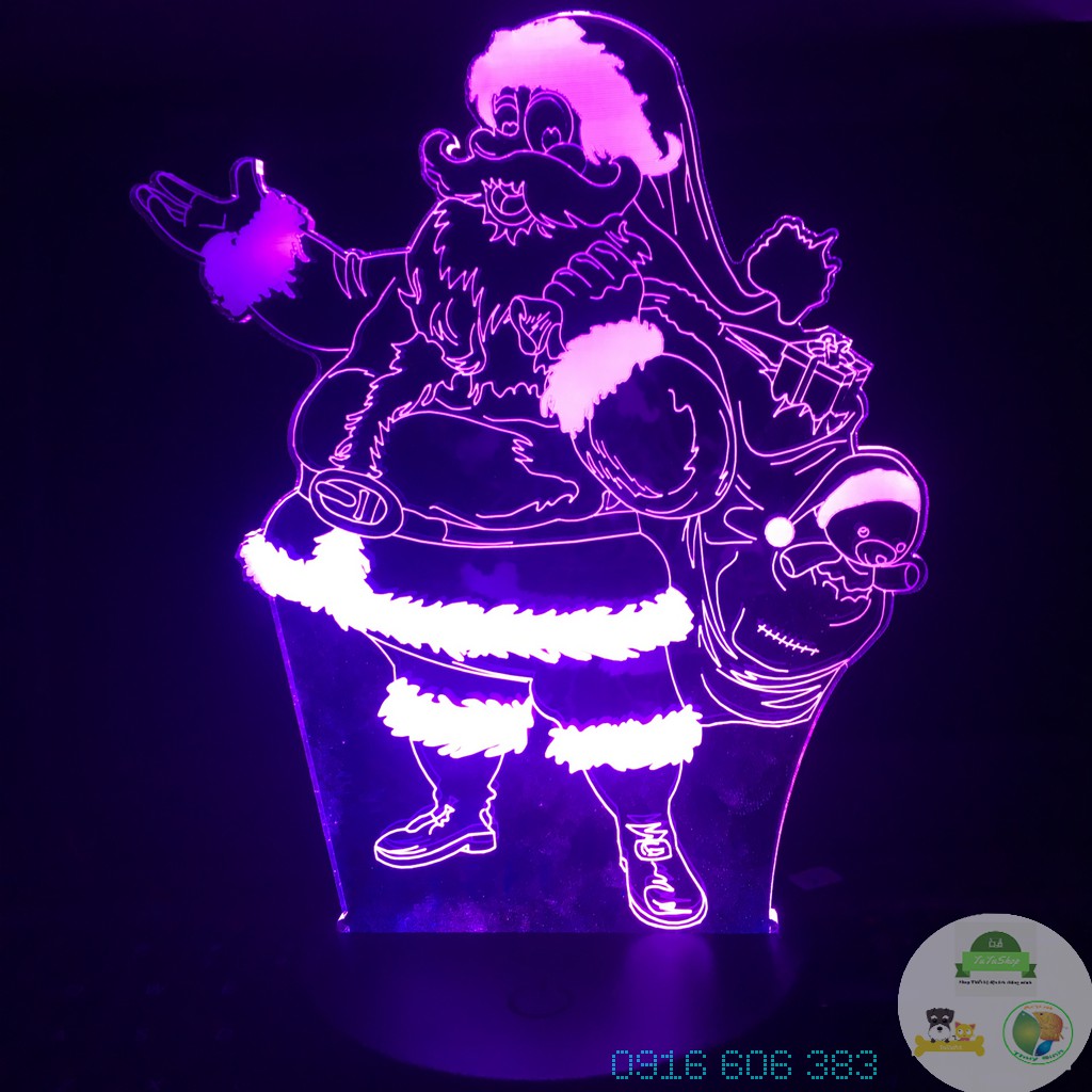 [Sẵn hàng][Hà Nội] Led 3D ông già Noel