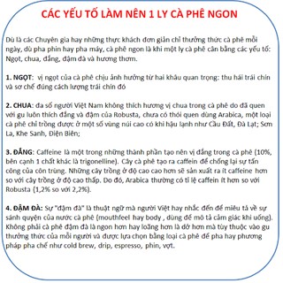 Cà phê nguyên chất , ROBUSTA- ARACAO COFFEE, cafe rang xay, pha phin và pha máy [ gói 50g]