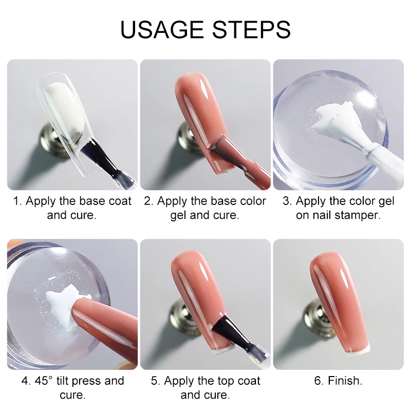 Dụng Cụ In Hình Móng Tay Nghệ Thuật Bằng Silicone