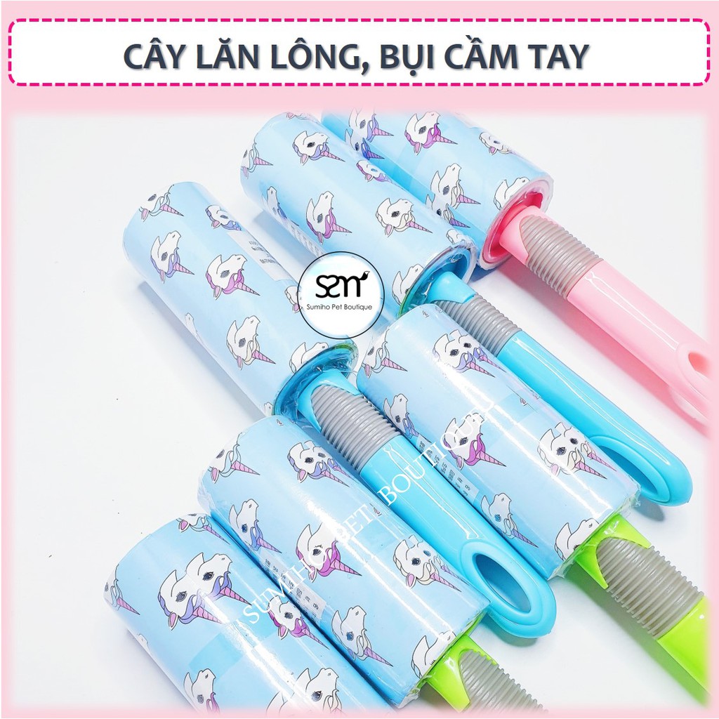 Cây lăn lông chó mèo thú cưng cầm tay Sumiho (40 lần sử dụng)