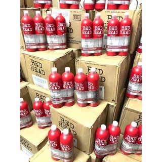 Cặp dầu gội và xả TIGI đỏ chính hãng combo 2