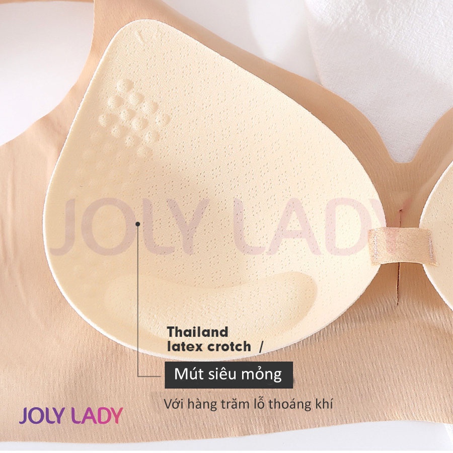 Áo lót đúc su đệm mỏng không gọng, áo bra đúc su siêu mềm siêu thoáng khí JOLY LADY