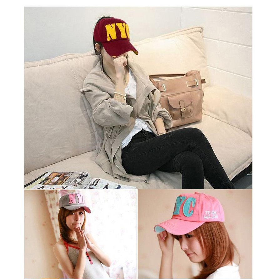 Nón Lưỡi Trai Phong Cách Đường Phố Hàn Quốc Thời Trang Hè Thu Cá Tính Dành Cho Nữ