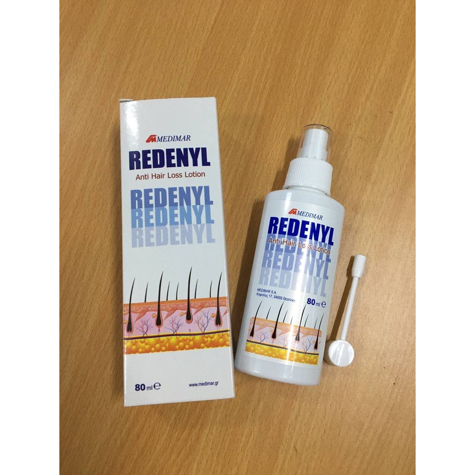 Lotion chống rụng tóc và kích thích mọc tóc Redenyl 80ml- Xuất xứ Châu Âu