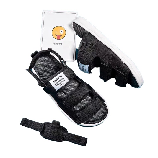 Sandal Nam nữ unisex 6062 quai ngang (quai sau tháo rời được) - giày sandal đế cao