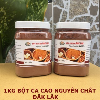 1KG BỘT CA CAO NGUYÊN CHẤT DAKLAK KHÔNG ĐƯỜNG