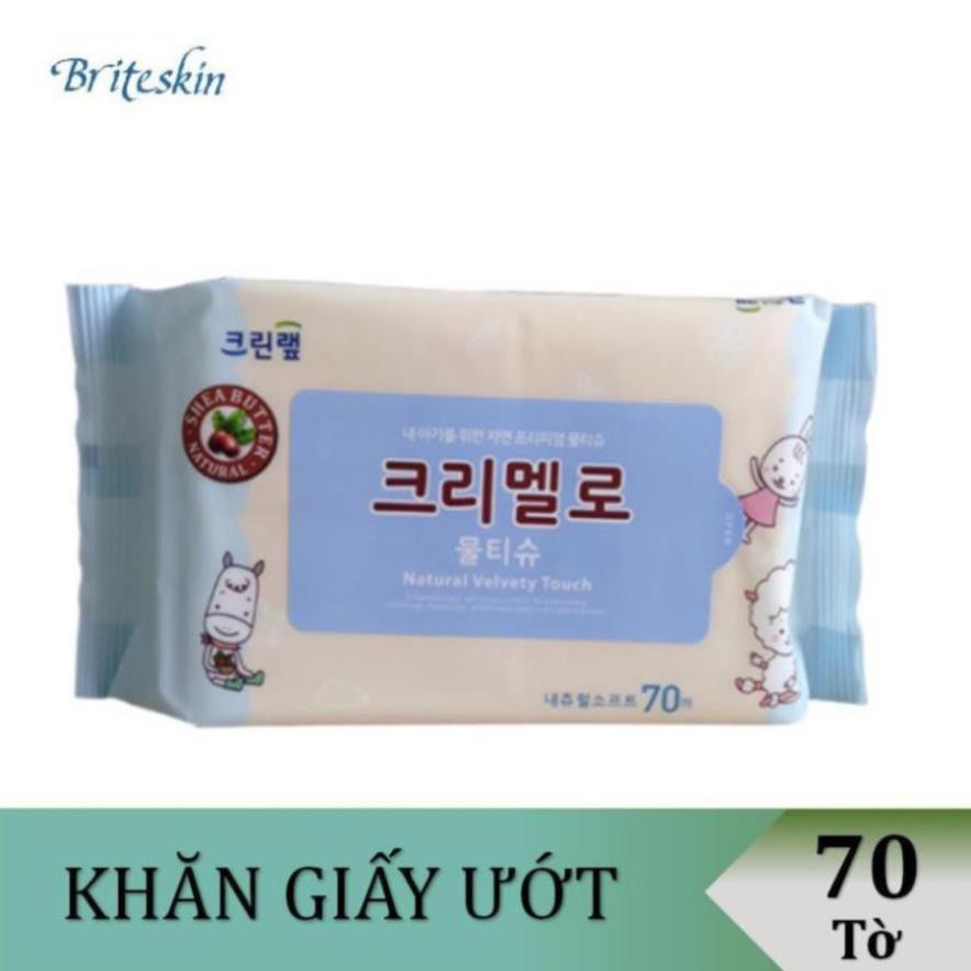 Khăn Giấy Ướt Hàn Quốc Cao Cấp Natural Soft