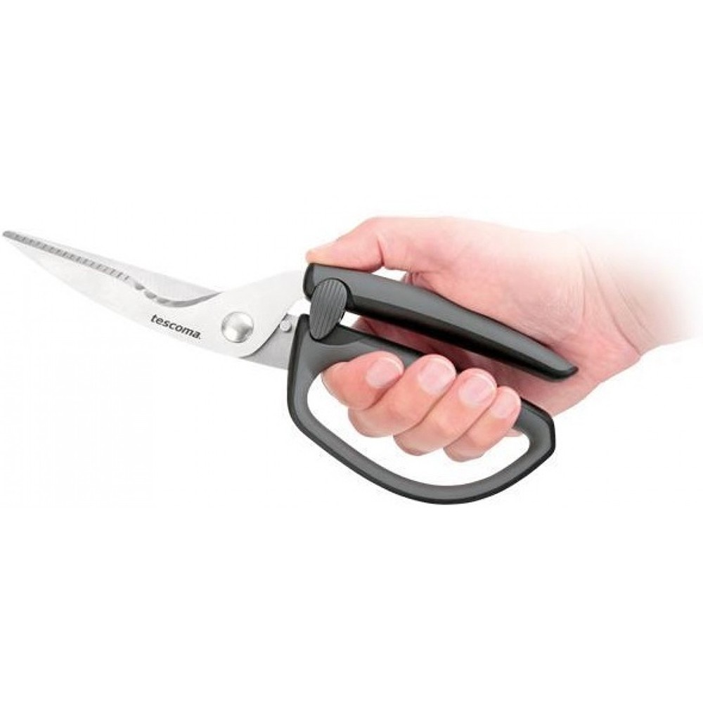 Kéo cắt gà Tescoma PRECIOSO 881260 cầm tay trợ lực, có tay cầm cao su chống trượt [nhập Đức chính hãng]