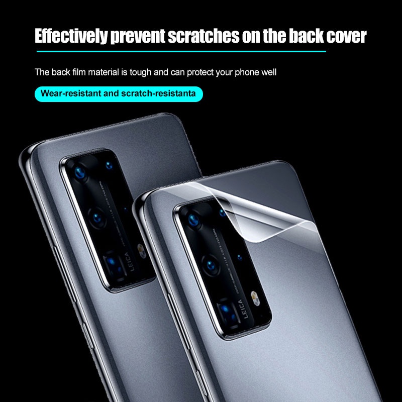 Miếng Dán chống vân tay Miếng Dán PPF mặt sau dành Cho Xiaomi Mi 11T 12T 10T 9T 13 Lite Redmi 8 9 10 11 12 Pro 9S 10S 11S 9A 9C 10C 12C Poco F3 F4 F5 M4 M3 X5 X4 X3 NFC