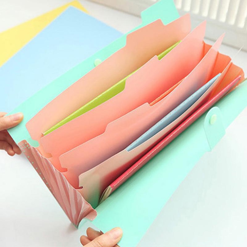 Bìa nhựa đựng hồ sơ/tài liệu văn phòng khổ A4 nhiều ngăn