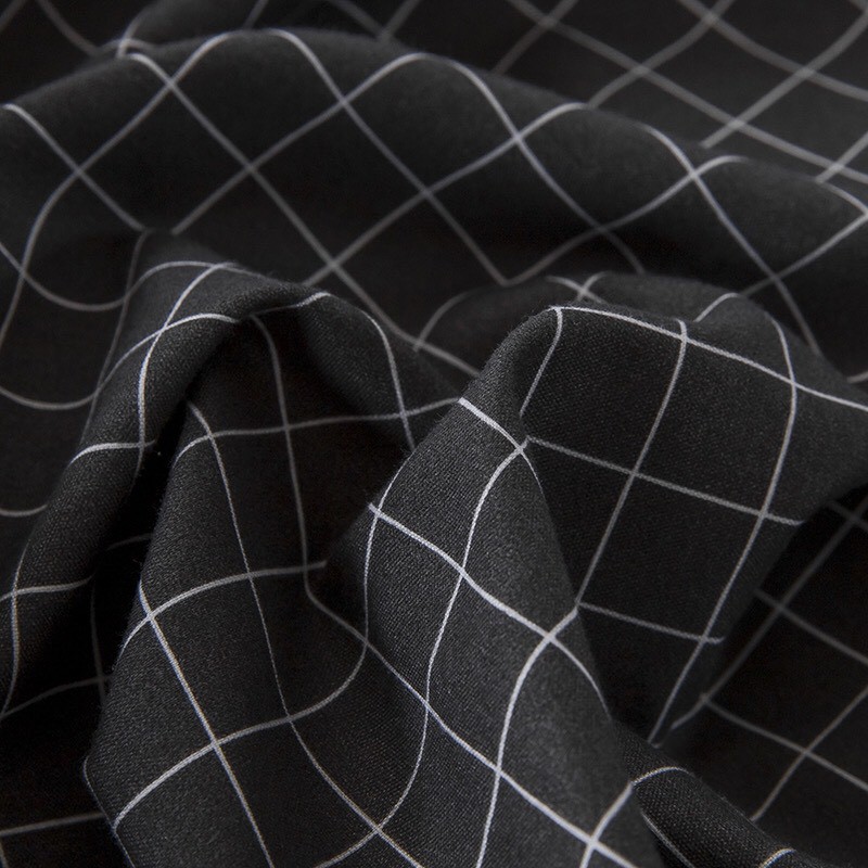 [SIÊU SALE] Bộ Cotton poly Kẻ Đen(mẫu 2021)