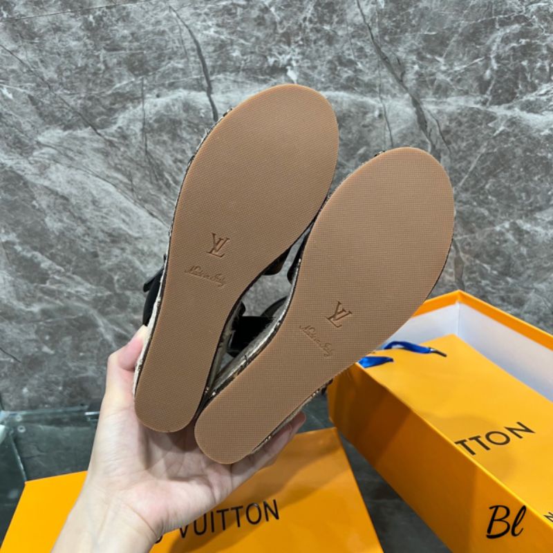 H(ẢNH THẬT) Sandal 9p Đế Xuồng Cói Da Mềm Êm Fullbox Bill Túi Cao Cấp