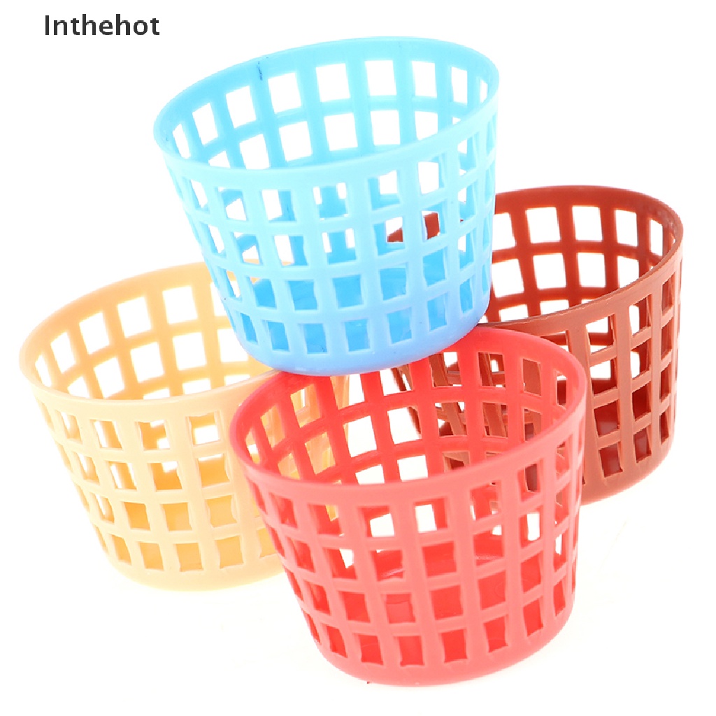 5 Giỏ mini dễ thương cho nhà búp bê tùy chọn màu sắc