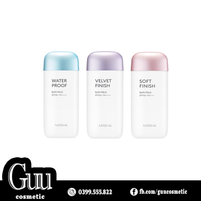 Kem chống nắng Missha Sun Milk Spf50 Hàn Quốc - Guu