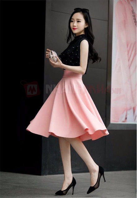 Sale khủng-Chân Váy Xoè Khoá Kéo Lưng Đủ Size | BigBuy360 - bigbuy360.vn