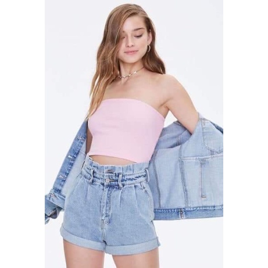 Áo ống quây ngực croptop F21 xuất dư xịn vnxk