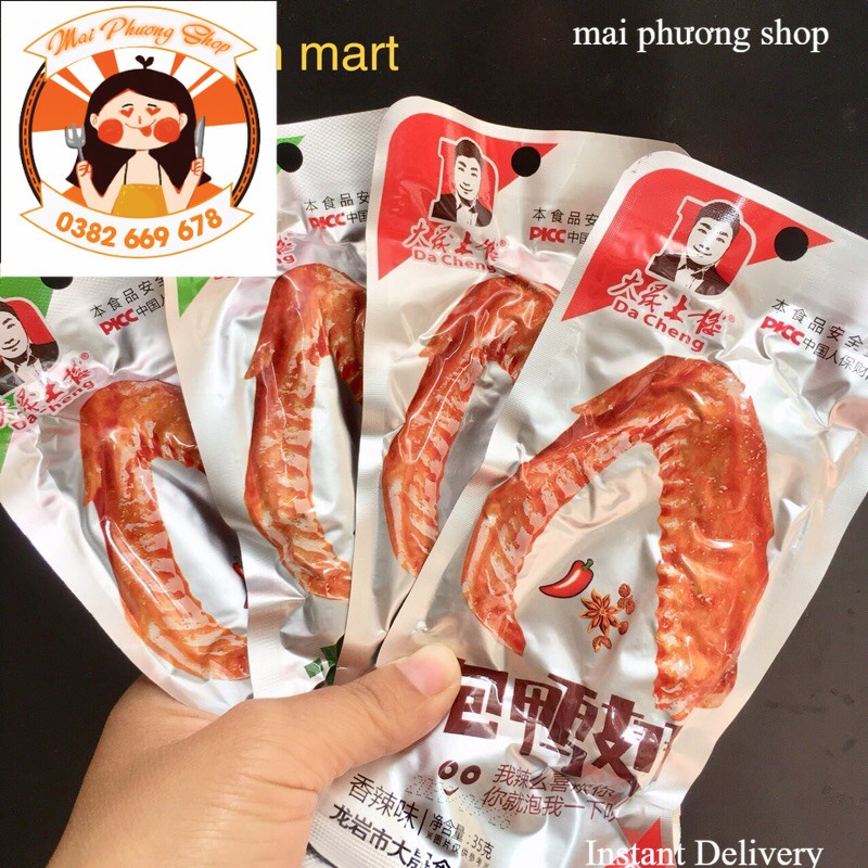 Chân gà cay yuyu đồ ăn vặt Trung Quốc