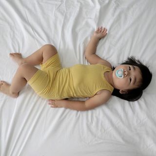 Bộ ba lỗ thun gân Minky Mom