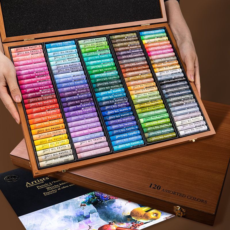 |ORDER| HỘP GỖ MÀU SÁP DẦU MUNGYO : GALLERY ARTIST'S SOFT OIL PASTEL 120 MÀU