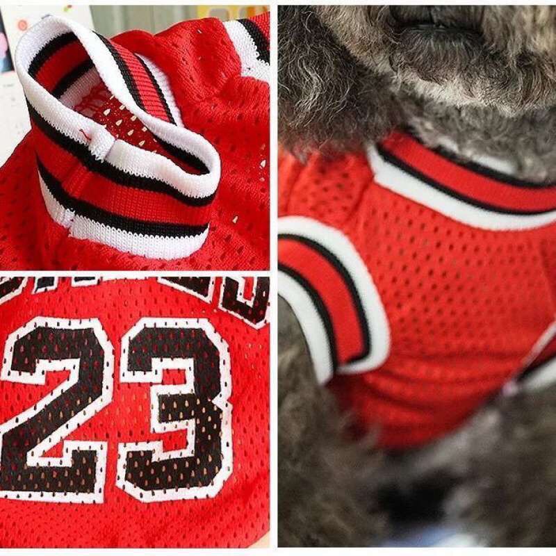 Áo ba lỗ lưới số 23 cho chó mèo - áo cho chó mèo - quần áo cho thú cưng