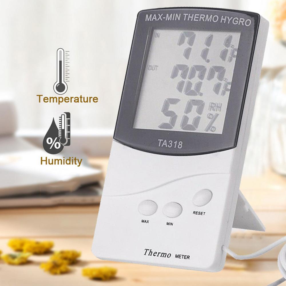 Nhiệt Kế Đo Độ Ẩm Trong Nhà Màn Hình LCD Chất Lượng Cao