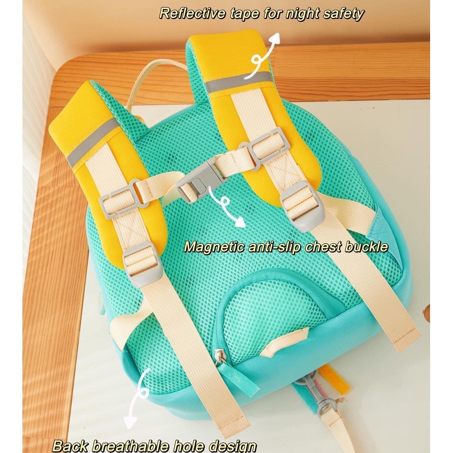 Balo cho bé mầm non Mideer Backpack balo cặp trẻ em mẫu giáo cho bé đi học cho bé trai và bé gái 2 3 4 5 6 Tuổi