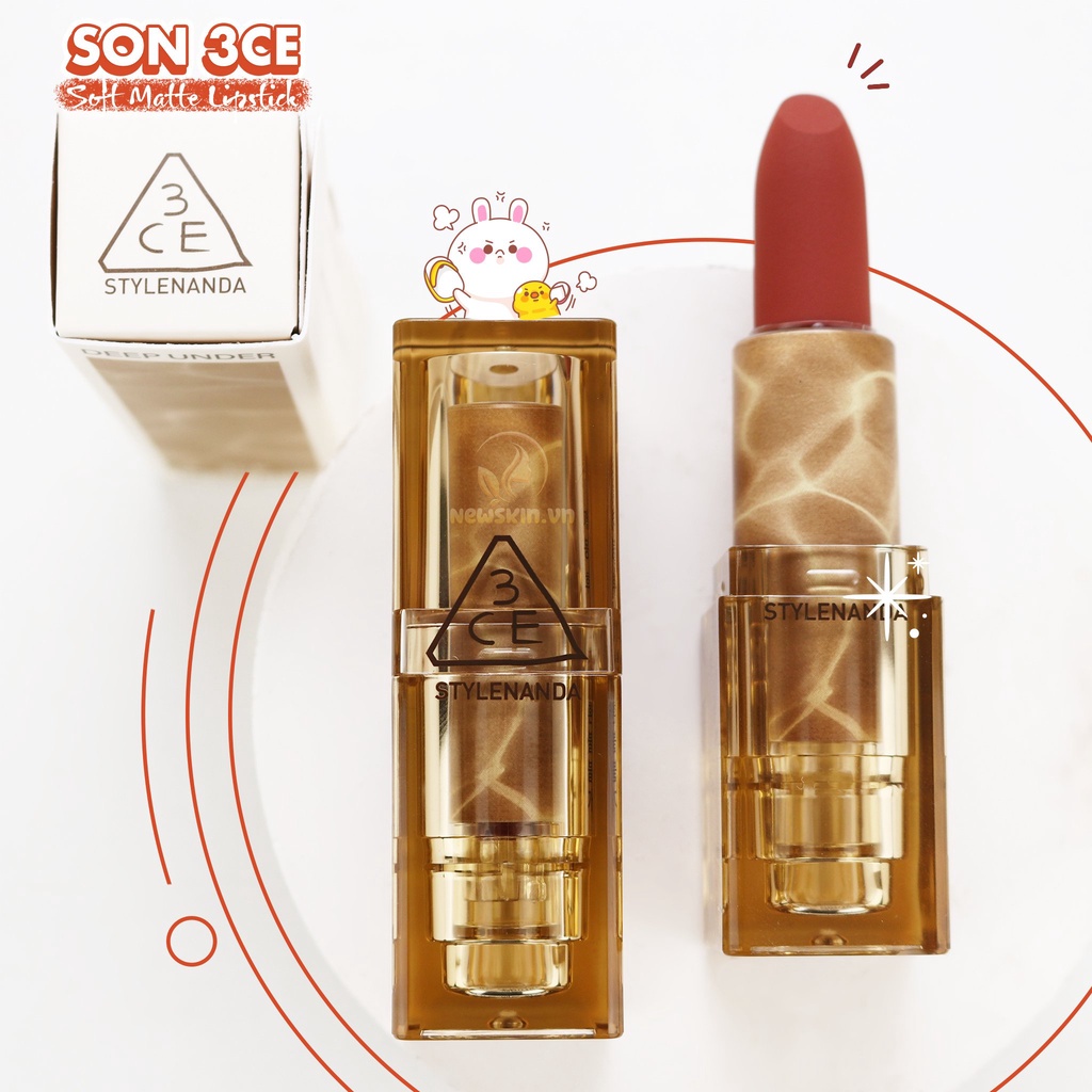 Son Thỏi Lì Phiên Bản Đặc Biệt 3CE Soft Matte Lipstick 3.5g