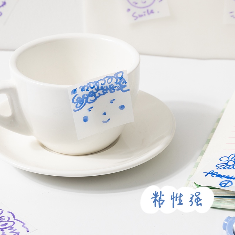 Set 50 giấy ghi chú trong suốt chống thấm nước tiện dụng