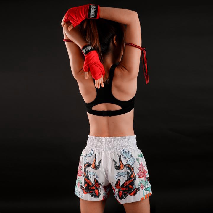 Quần Muay Thai Tuff Japanese Koi Fish With Text