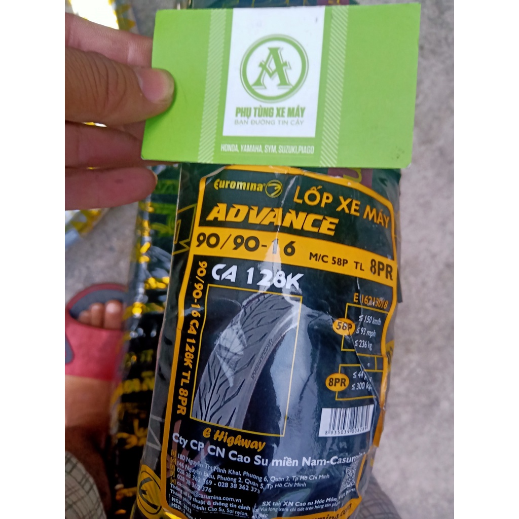 LỐP KHÔNG SĂM 90/90-16 KHÔNG SĂM EUROMINA