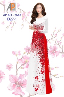 Vải áo dài cỏ ba lá