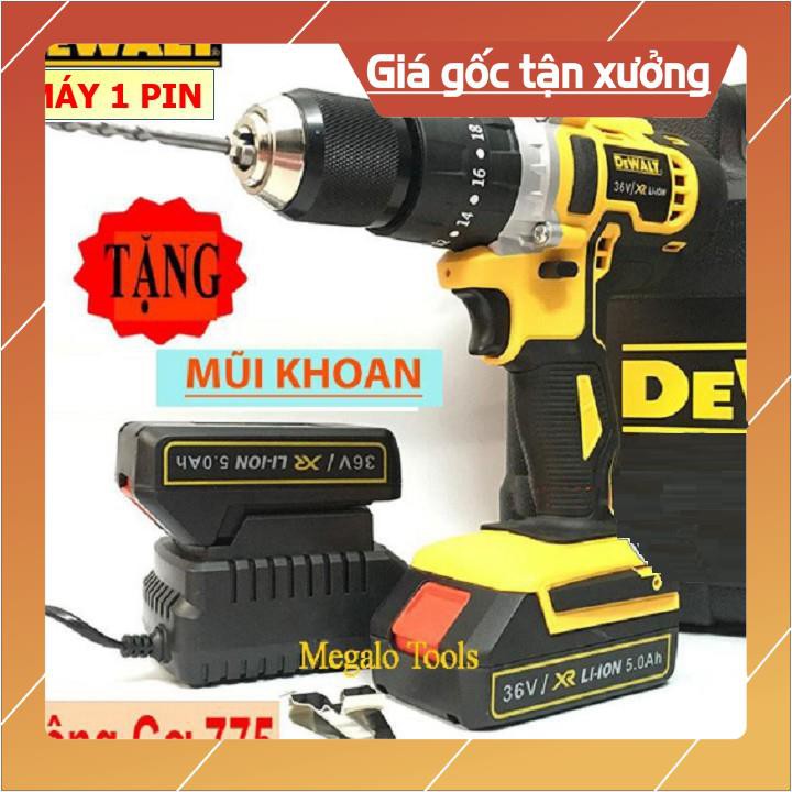 Máy khoan bê tông dùng pin, Máy khoan bê tông búa DEWALT 36V