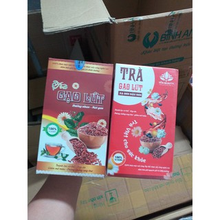 (Freeship toàn quốc) Trà gạo lứt đậu đen xạ đen Bình An, thanh nhiệt giải độc- hàng chính hãng