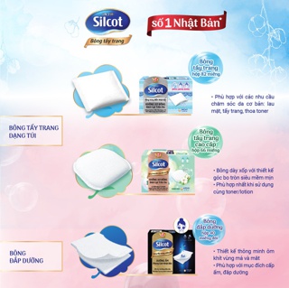 HỘP BÔNG TẨY TRANG SILCOT (82 MIẾNG)