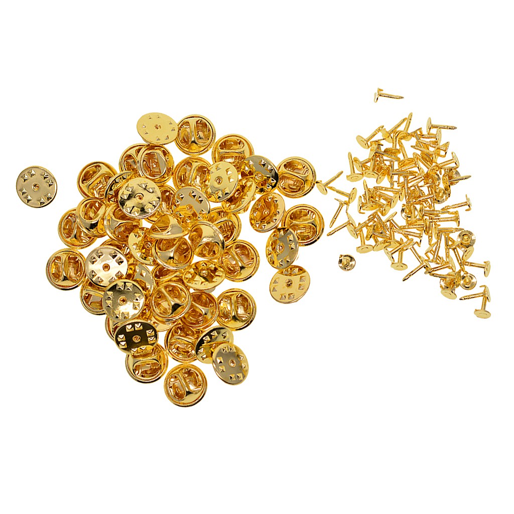 [Lzdhuiz] Cửa Hàng Bong Bóng 61 50x Chốt Cà Vạt Sau Bằng Đồng Thau Hình Bướm