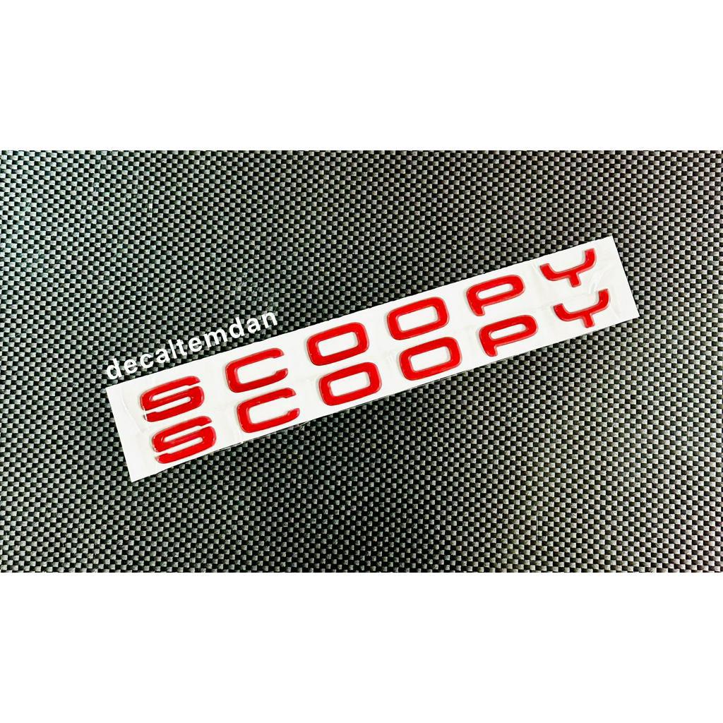 DDXM - V40BN - CẶP TEM DÁN NỔI XỐP DÀNH CHO XE SCOOPY