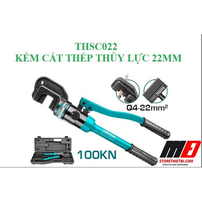 THSC022 Kềm cắt thép  thủy lực 22mm Total