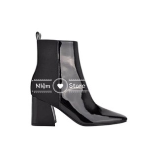 Boots da bóng mũi vuông nine.west
