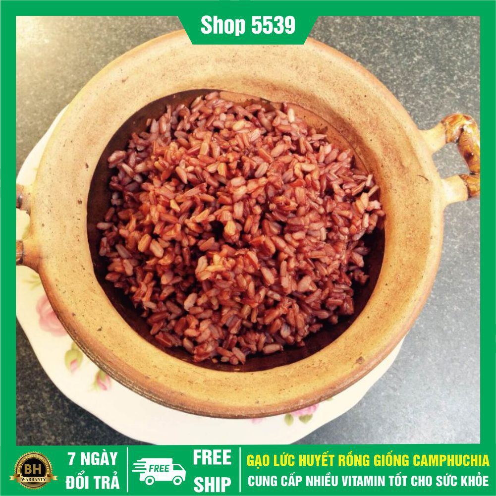 Gạo lứt huyết rồng giảm cân tốt cho sức khỏe túi 1 kg - Shop 5539