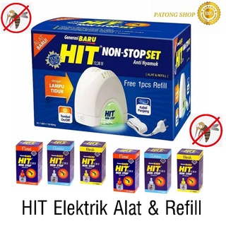 Image of HIT Nonstop Elektric Set gratis Refill anti nyamuk elektrik & HIT Nonstop Refill 45hr